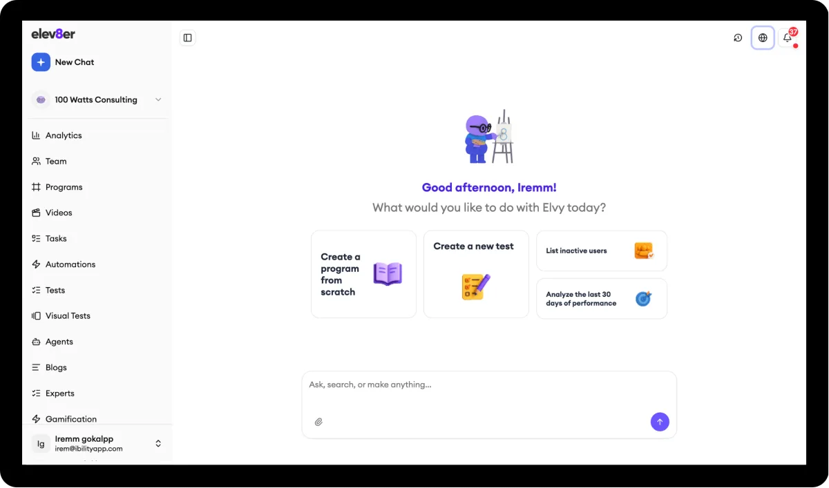 elev8er web app